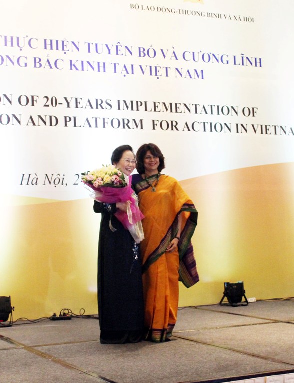 រំលឹកខួបអនុស្សាវរីយ៍២០ឆ្នាំអនុវត្តសេចក្ដីថ្លែងការណ៍និងកម្មវិធីនយោបាយធ្វើសកម្មភាពប៉េកាំង